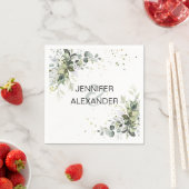 Greenery bruiloft servet (Insitu)