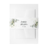 Greenery bruiloft uitnodigingen wikkel (Voorkant Voorbeeld)