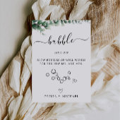 Greenery Bubble Verstuur uit teken, bruiloft teken Kaart