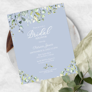 Greenery Budget Bridal Shower-uitnodigingen