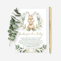 Greenery Bunny Boeken voor Baby Neutral Shower