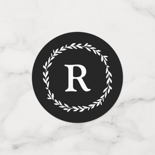 Greenery Calligraphy 60th Wedding Jubileum Confetti (Kleine voorkant)