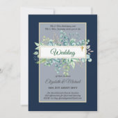 Greenery CATHOLIC Wedding Christelijk Budget Moder Kaart (Voorkant)