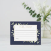 Greenery Celebration of Life Share A Memory Kaart (Staand voorkant)