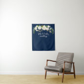 Greenery Ceremony Photo Booth Winter Wedding Decor Wandkleed (In situ)