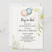 Greenery Chrysanthemum Geslacht onthullen Kaart (Voorkant)