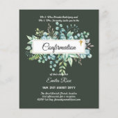 Greenery CONFIRMATION nodigt Moderne Dubbelzijdig Flyer (Voorkant)