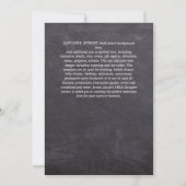 Greenery CONFIRMATION nodigt Moderne Dubbelzijdig  Kaart (Achterkant)