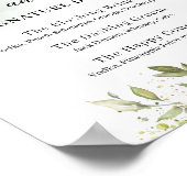 Greenery de heer en mevrouw signature drink het tr poster (Hoek)