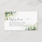 Greenery Display Douche Behuizing Kaart (Voorkant)