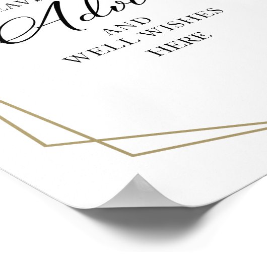 Greenery Dusty Blue Advice and well wil Sign Poster (Hoek)