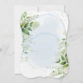 Greenery Dusty Blue zal je zijn mijn Bridesmaid In Kaart (Achterkant)