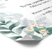 Greenery Elegant Eucalyptus Time Capsule Poster (Hoek)