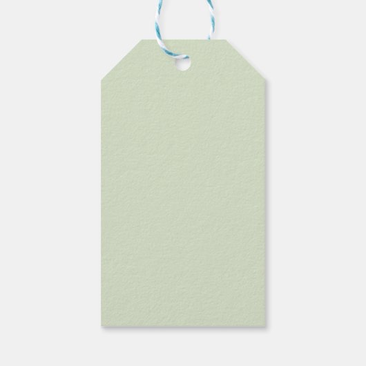 Greenery Elegant Floral Vrijgezellenfeest Cadeaulabel (Achterkant)