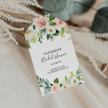 Greenery Elegant Floral Vrijgezellenfeest Cadeaulabel<br><div class="desc">Deze groenrijke florale vrijgezellenfeest vrijgezellenfeest cadeautjes labels zijn perfect voor een moderne huwelijksdag. Het ontwerp is voorzien van mooie witte,  roze en bloze handbeschilderde rozen en een aanraking van groene,  inspirerende artistieke schoonheid.</div>