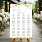 Greenery Elegant Roos floral Wedding Poster