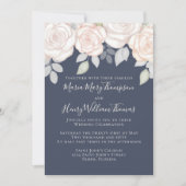 Greenery Elegant Waterverf Rustic Floral Blue Kaart (Voorkant)