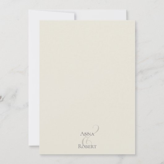 Greenery Elegant Waterverf Rustic Floral Sage Kaart (Achterkant)