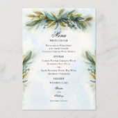 Greenery Elegant Wedding Menu (Voorkant)