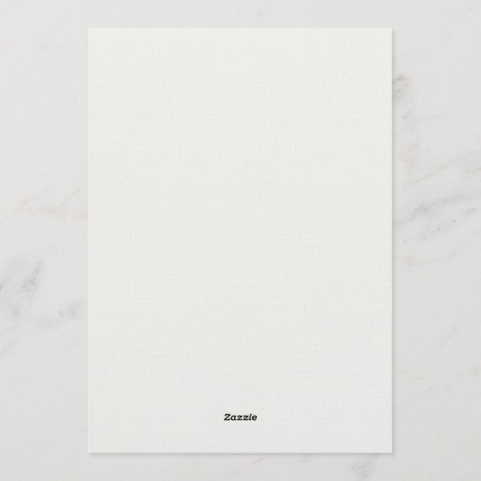 Greenery Elephant Baby Shower Kaart (Achterkant)