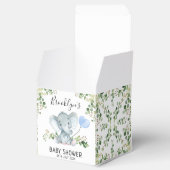 Greenery Elephant Ballon Baby shower Favor Box Bedankdoosjes (Geopend)