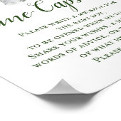 Greenery Elephant Time Capsule for BOY Sign Poster (Hoek)