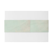 Greenery en Gold Geometric Lijst Uitnodigingen Wikkel (Achterkant Voorbeeld)