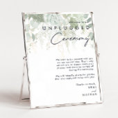 Greenery en Gold Leaf Unplugged Poster