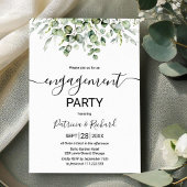 Greenery Engagement Party Kaart