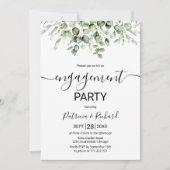 Greenery Engagement Party Kaart (Voorkant)