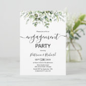 Greenery Engagement Party Kaart (Staand voorkant)