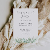 Greenery Engagement Party Wedding Invitation Kaart