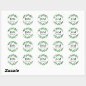 Greenery Envelope Seals - Favor Stickers (Vel)