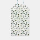 Greenery Eucalyptus Baby shower Favor Tag Cadeaulabel (Achterkant)