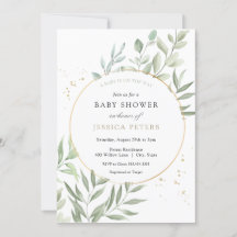 Greenery Eucalyptus Baby shower