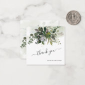 Greenery Eucalyptus Bedankt voor je briefkaart (Voorkant / Achterkant in situ)