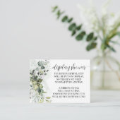 Greenery Eucalyptus-beeldscherm Geen oploopschoene Informatiekaartje (Staand voorkant)