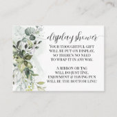 Greenery Eucalyptus-beeldscherm Geen oploopschoene Informatiekaartje (Voorkant)