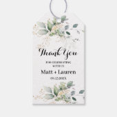 Greenery Eucalyptus bladeren Wedding Gift Labels Cadeaulabel (Voorkant)