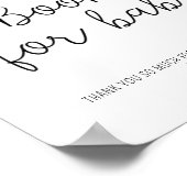 Greenery Eucalyptus - Boeken voor baby poster (Hoek)