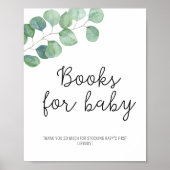Greenery Eucalyptus - Boeken voor baby poster (Voorkant)