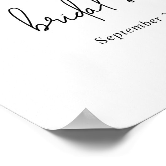 Greenery Eucalyptus Botanic Vrijgezellenfeest Welc Poster (Hoek)