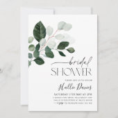 Greenery Eucalyptus Botanisch Vrijgezellenfeest Kaart (Voorkant)