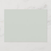 Greenery Eucalyptus Boy Baby shower Uitnodiging Briefkaart (Achterkant)