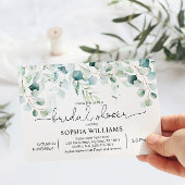 Greenery Eucalyptus Bridal Shower Kaart