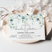 Greenery Eucalyptus Bridal Shower Kaart
