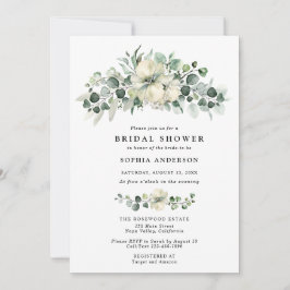 Greenery Eucalyptus Bridal Shower Kaart