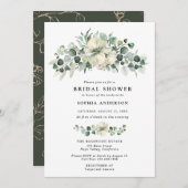 Greenery Eucalyptus Bridal Shower Kaart (Voorkant / Achterkant)
