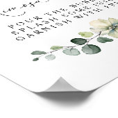 Greenery Eucalyptus Bridal Shower Mimosa Bar Poster (Hoek)