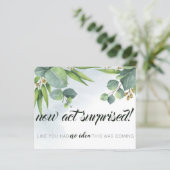 Greenery Eucalyptus Bridesmaid proposal Kaart (Staand voorkant)